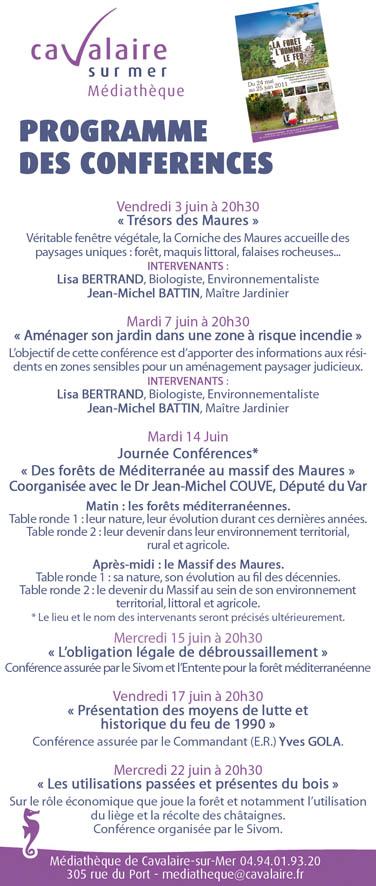 Programme de l'exposition